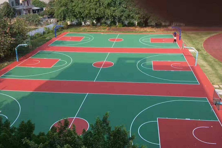丙烯酸籃球場(chǎng)施工 丙烯酸籃球場(chǎng)施工